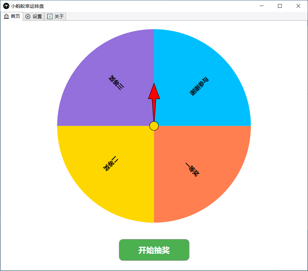 小蚂蚁幸运转盘